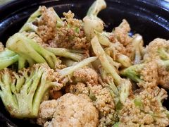 虾酱啫菜花-阿四台山黄鳝饭(东门店)