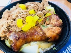 牛肉鸡腿饭-饥饿先生