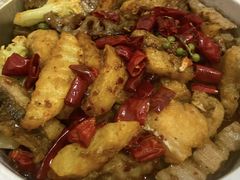 -探鱼·鲜青椒爽麻烤鱼(三水广场店)