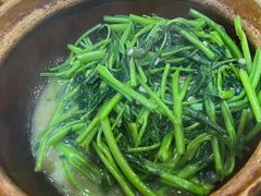 啫啫虾酱空心菜-熠盛粤味(永康路店)