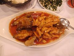 松子鲈鱼，感觉像糖醋鱼，味道很好，肉很嫩-永兴餐厅(复兴中路店)