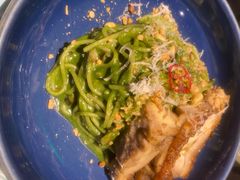 鸡肉松仁菠菜汁意面-西堤牛排(龙德广场店)