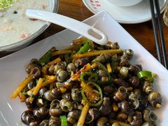 紫苏酸笋炒田螺-南记食粥坊·宵夜大排档(莲花店)