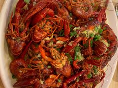 蒜香小龙虾-龚海宝· 烧烤· 羊肉原切挂糊更好吃(庄市店)