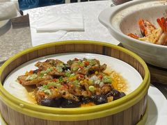 豉汁鸡枞菌蒸土猪肉-红棉中餐厅·广州海航威斯汀酒店