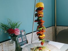 凯撒炭烤鸡肉串-蜜桃花开·中西融合菜E&W(南长街店)