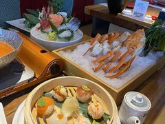 液氮船冻松叶蟹-京料理·日料自助·铁板燒(复悦城店)