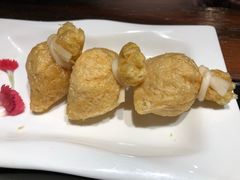 蟹籽金福袋-大匠工房古船木艺术餐厅·猪肚鸡专门店(长白仙岛店)
