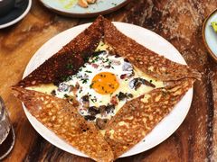 鸡蛋蘑菇熏肉荞麦可丽饼-RAC BAR(安福路店)