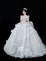 点击看大图 -艾拉·女王婚纱礼服馆