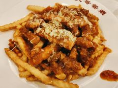 肉酱芝士焗薯条-大哥餐厅(西城花园店)