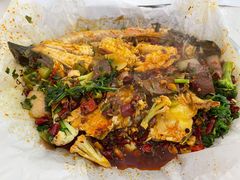 麻辣鸭血纸包鱼-有鱼吃·纸包烤鱼(曲江创意谷店)