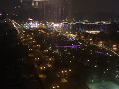 夜景，据说天天晚上爆满-烛影拾光观景餐厅·创意菜·摄影·小提琴(大唐不夜城店)