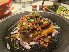 干烧南瓜鲜鲍-许家菜.艺创菜(仁和新城店)