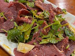 凉拌牛肉-手擀菠菜面(西康路店)