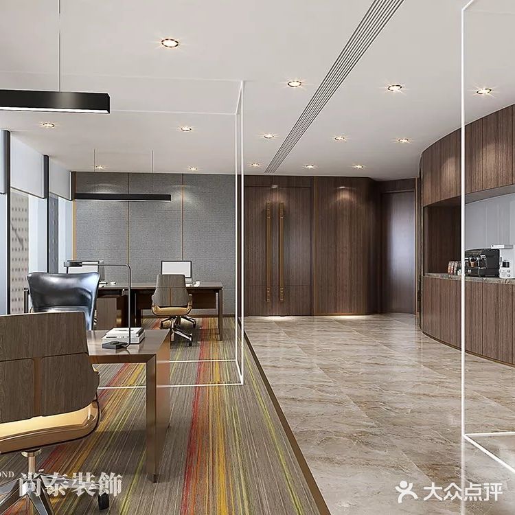 大气又轻奢的办公室,这质感好高端啊!