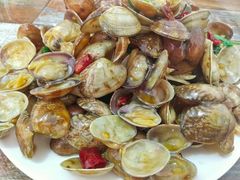 辣炒花蛤-烁佳海鲜大馅饺子