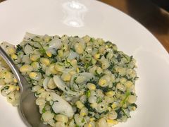 荠菜百合炒玉米-新白鹿餐厅(龙游路总店·杭帮菜名店)