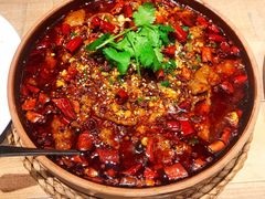 水煮牛肉-川旺角川粤融合菜•海景餐厅(星海广场店)