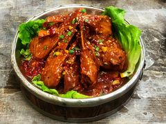 香辣鸭头-佳佳麻辣烧菜馆