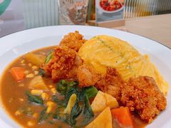 炸鸡咖喱饭-池奈·咖喱蛋包饭(熙地港店)