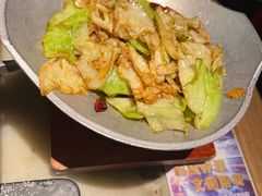 干锅包心菜-绿茶餐厅