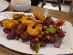 椒香虾仁爆鸡球-陈傻子餐厅(世纪都会店)