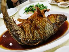 罾蹦鲤鱼-奥华餐厅·老张记(台基厂店)