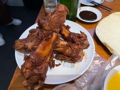酱大大骨棒-老天桥酱肉烧饼夹肘子(天桥店)