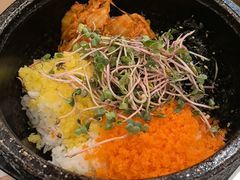石锅鱼籽拌饭-海兰江石锅饭(水上店)