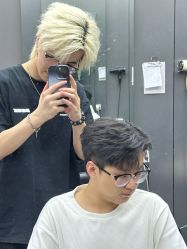 -米可造型烫发染发