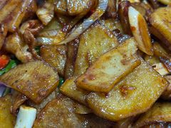 干锅土豆片-北大地皖峰饭馆