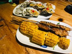 -路边摊小炉子烧烤