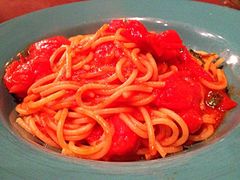 传统意大利番茄味实心面-Mammamia意大利餐厅(阳春巷店)