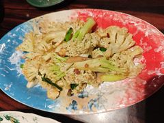 沙蟹汁蒜苗炒台山菜花-粤·向群饭店(麓景路店)