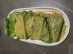 凉拌油麦菜-前海沿·青岛菜(大拇指广场石老人店)