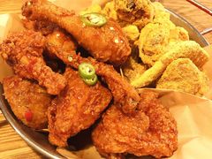 整鸡一半一半-富乐满韩国正宗炸鸡韩国料理(虹泉路店)