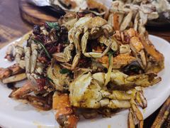 香辣蟹-老东镇啤酒屋海鲜加工·蒸汽海鲜·海鲜烧烤(台东店)