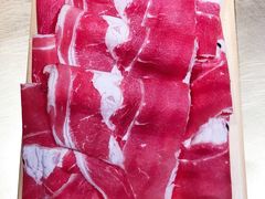 手切鲜羊上脑一米板-羊大爷涮肉(亮马桥店)