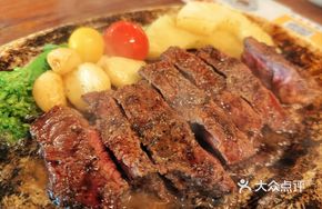 Charcoal-Grilled Grain-Fed Ribeye