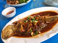 红烧黄鱼-夏军农家乐