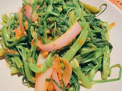 马拉盏炒通菜-大头虾越式风味餐厅(光明广场店)