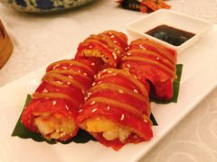 鲜虾红米肠-畔山酒店中餐厅