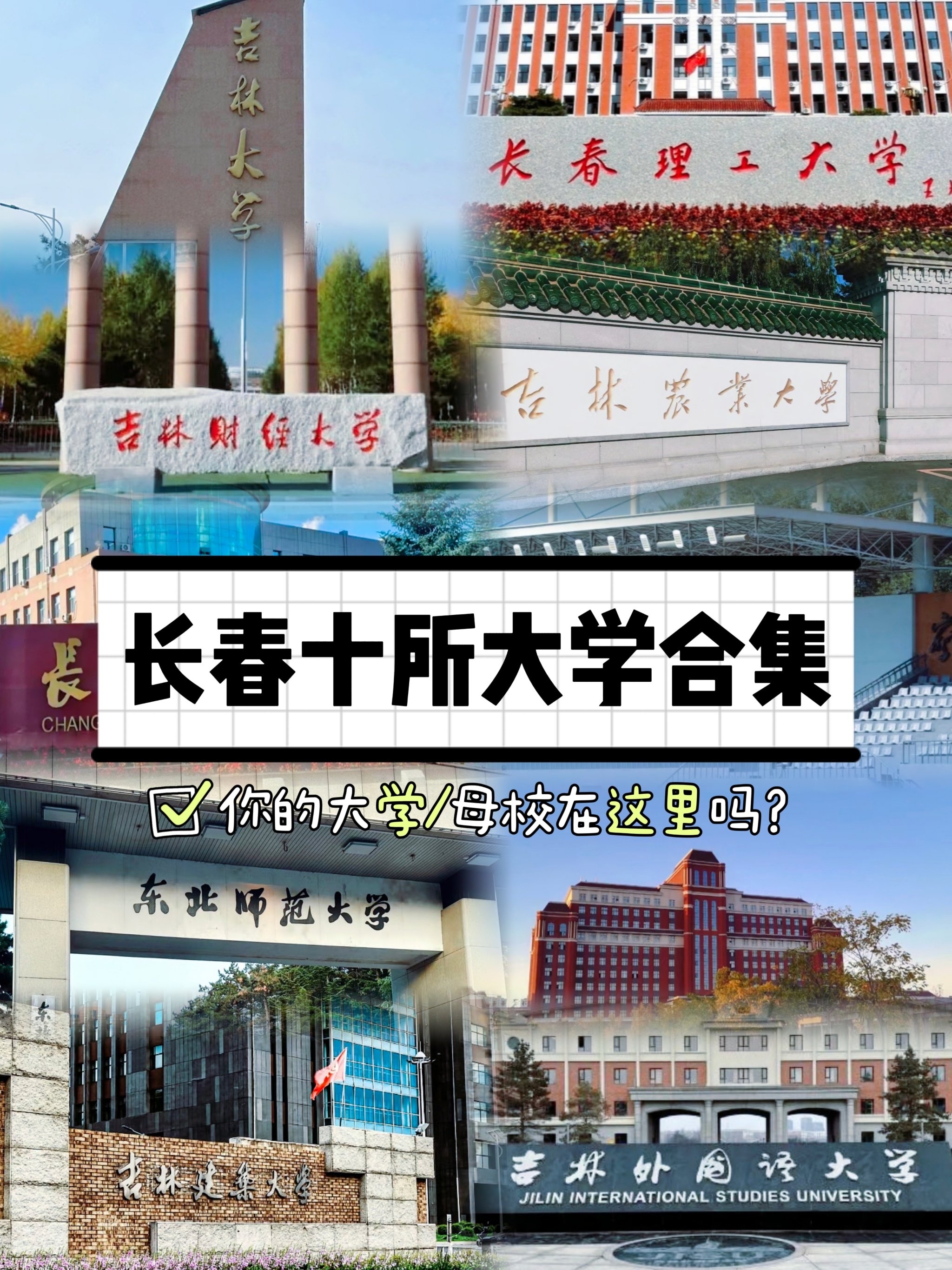 叮铃铃长春十所大学合集