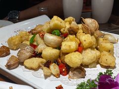 鳕鱼烹蒜仔-老兰家传统烧烤炒菜泡馍(小南门店)