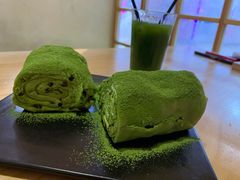 抹茶毛巾卷-無印抹茶·日式甜品·生日蛋糕(吉林财富购物广场店)