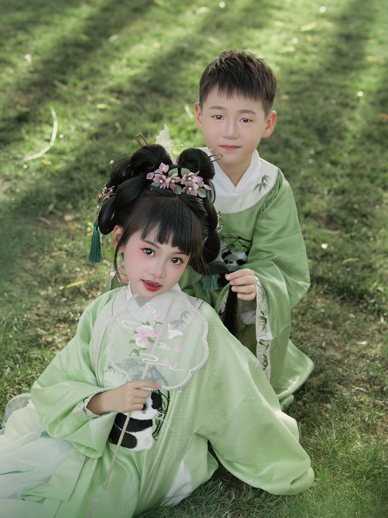 94穿越盛世长安,兄妹汉服写真大揭秘!