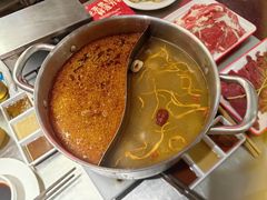 鸳鸯锅打边炉（五选二）-燃计沙茶皇·香港沙茶火锅(人广旗舰店)