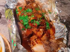 酱烤活鲈鱼-新白鹿餐厅(松江开元地中海店)