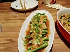 蒜蓉秋葵-九转小磨·非遗东北菜(群力店)